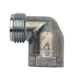 Raccordo a gomito con filetto maschio - femmina G 1/2'' M-F universale 31410018