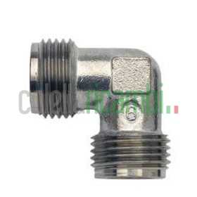 Raccordo a gomito con filetto maschio - maschio G 1/2” M-M universale 31410019