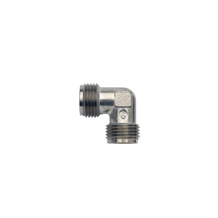 Raccordo a gomito con filetto maschio - maschio G 1/2” M-M universale 31410019