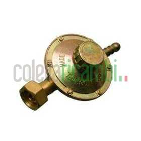 Regolatore GPL a taratura regolabile 20-60 MBAR con attacco orizzontale universale 31610007