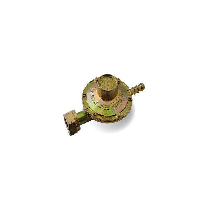 Regolatore GPL a taratura fissa 29 MBAR con attacco orizzontale universale 31610008