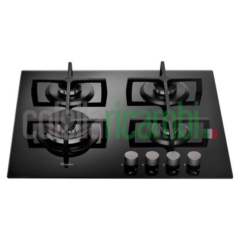 Whirlpool GOA 6423NB Ambient/Urban Piano cottura a gas cm 60 - vetro nero