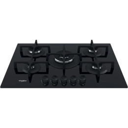 Whirlpool GOA 7523/NB1 Piano cottura a gas cm. 73 - vetro nero