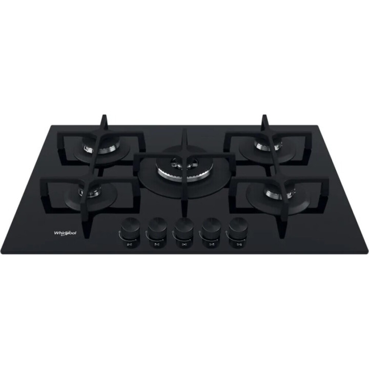Whirlpool GOA 7523/NB1 Piano cottura a gas cm. 73 - vetro nero