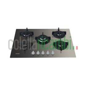 Indesit ING 72T/TD Piano cottura a gas cm. 73 - vetro tortora