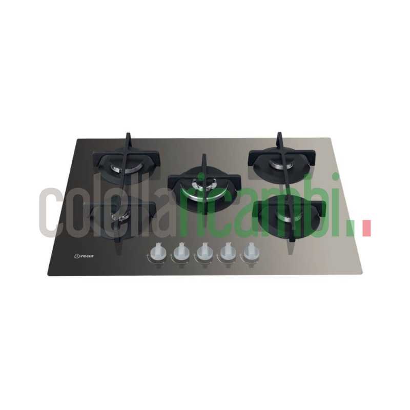 Indesit ING 72T/TD Piano cottura a gas cm. 73 - vetro tortora