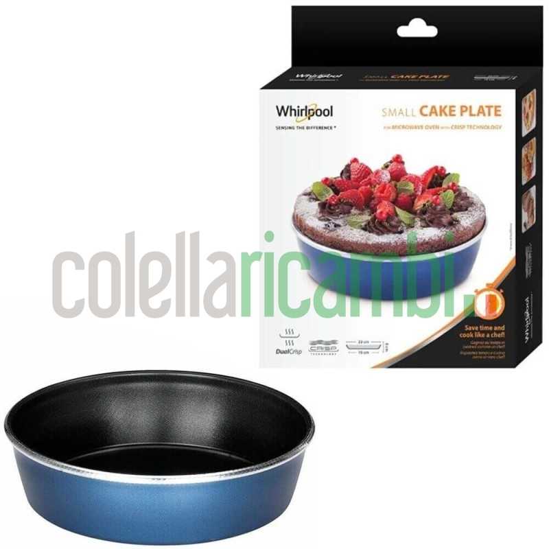 Tortiera crisp piccola per forno a microonde Whirlpool C00375478