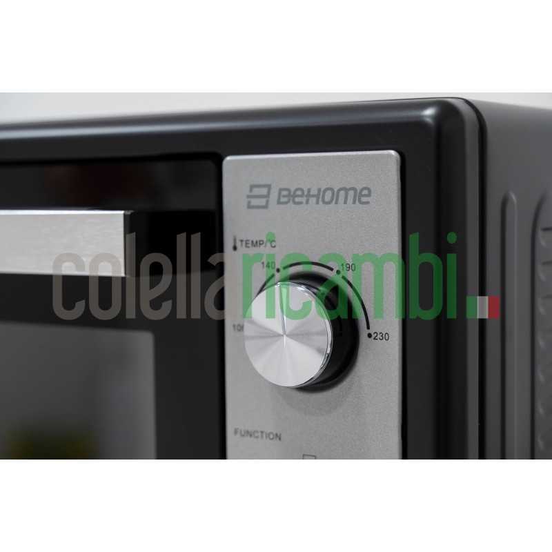 Behome Forno Elettrico 70 litri Ventilato Autopulente, Smaltato, Temperatura fino a 320° Doppio Vetro