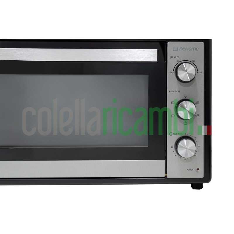 Behome Forno Elettrico 70 litri Ventilato Autopulente, Smaltato, Temperatura fino a 320° Doppio Vetro