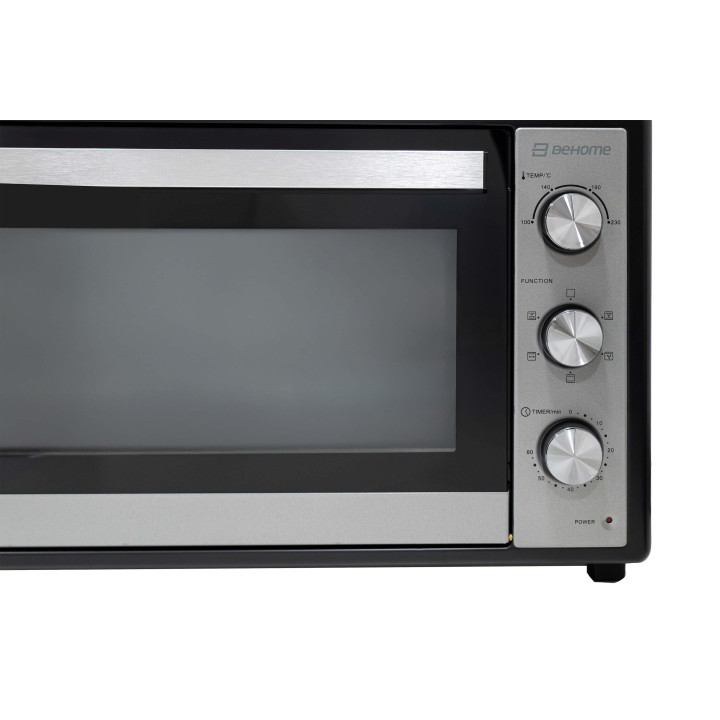 Behome Forno Elettrico 70 litri Ventilato Autopulente, Smaltato, Temperatura fino a 320° Doppio Vetro