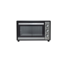 Behome Forno Elettrico 70 litri Ventilato Autopulente, Smaltato, Temperatura fino a 320° Doppio Vetro