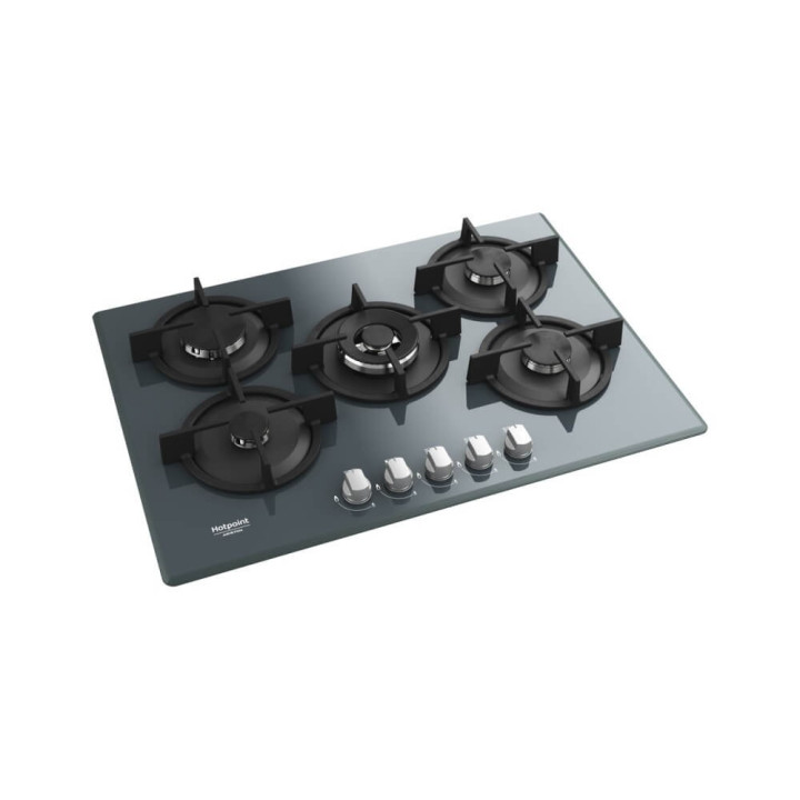 Hotpoint Ariston HAGD 72S/MR Piano cottura a gas cm. 73 - vetro specchio HAGD72S/MR