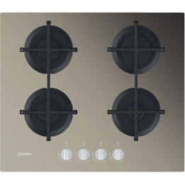 Indesit ING 61T/TD Piano cottura a gas cm. 59 - vetro tortora