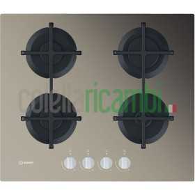 Indesit ING 61T/TD Piano cottura a gas cm. 59 - vetro tortora