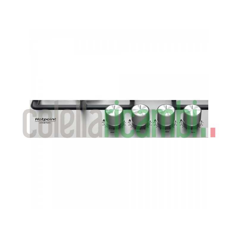 Piani cottura Gas larghezza 58 cm Finitura Inox - 4 Fuochi - Flame control - Griglie Ghisa - F159854