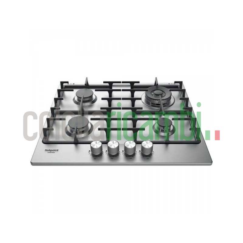 Piani cottura Gas larghezza 58 cm Finitura Inox - 4 Fuochi - Flame control - Griglie Ghisa - F159854