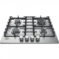 Piani cottura Gas larghezza 58 cm Finitura Inox - 4 Fuochi - Flame control - Griglie Ghisa - F159854