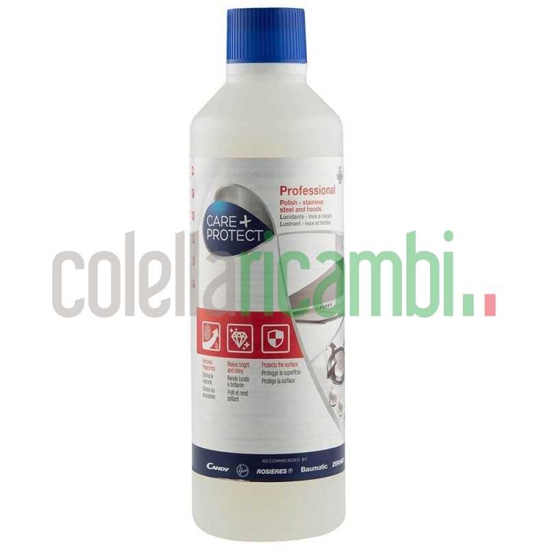 CARE + PROTECT Lucidante per superfici Inox e Cappe 500ml