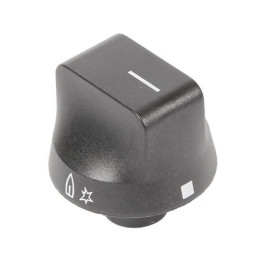 Manopola nera per cucina piano cottura Electrolux Rex Aeg Zanussi M0005909
