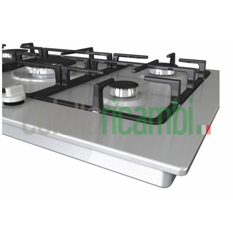 Piano cottura a gas cm. 86 inox Hisense GM973XF