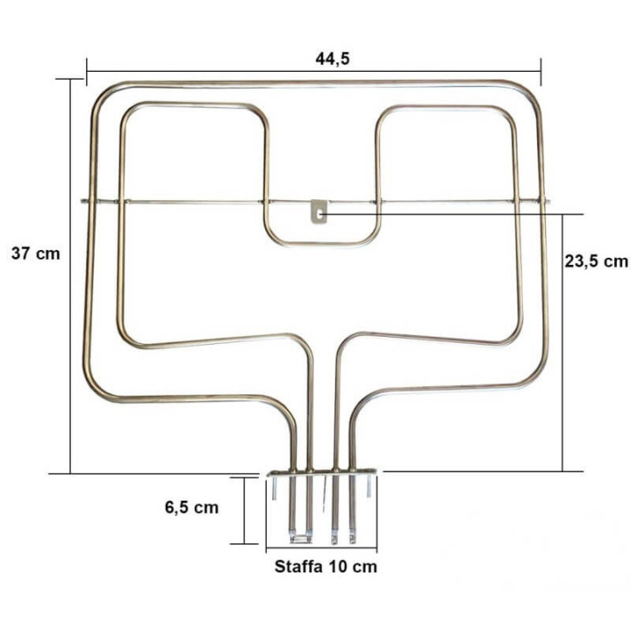 Resistenza forno doppia superiore 1000 + 1700W Electrolux 256005005