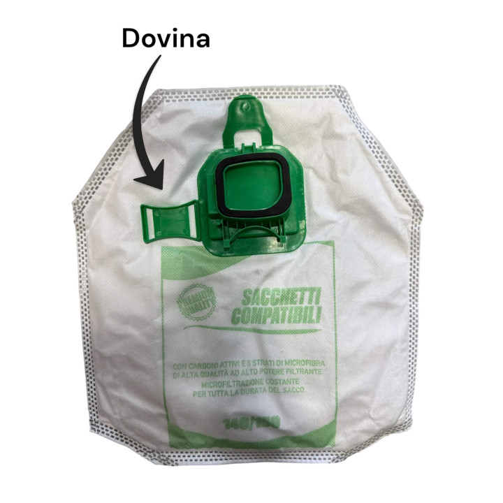 Sacchetti Compatibili per Vorwerk Folletto VK140 VK150 (6 PZ)