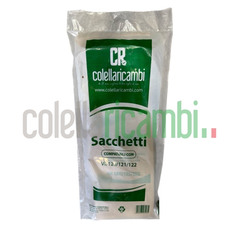 Sacchetti Compatibili per Vorwerk Folletto VK120 121 122 (8 PZ)
