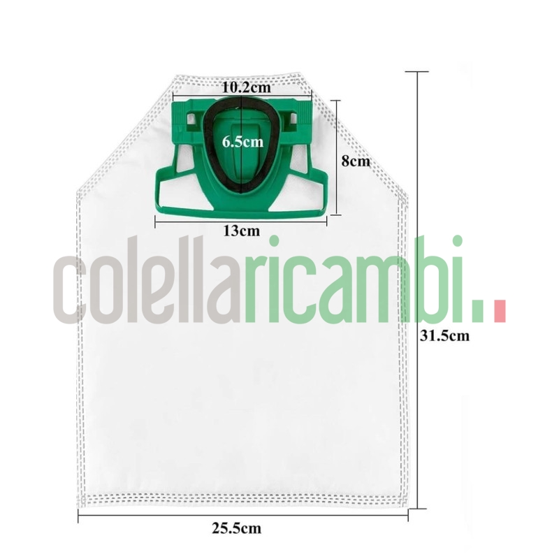 Sacchetti Compatibili per Vorwerk Folletto VK200 VK220S (6 PZ)