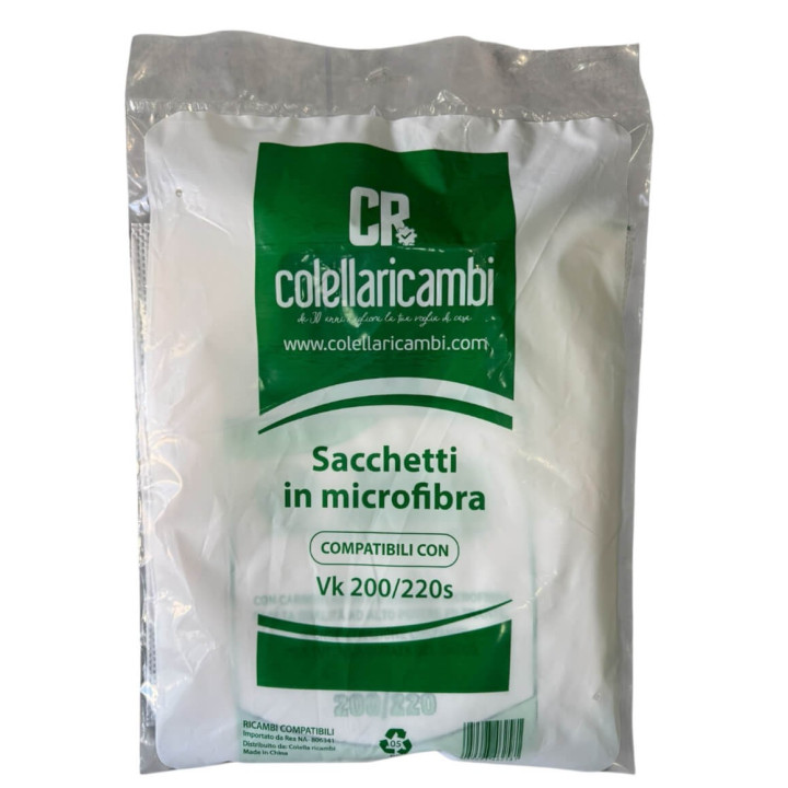 Sacchetti Compatibili per Vorwerk Folletto VK200 VK220S (6 PZ)