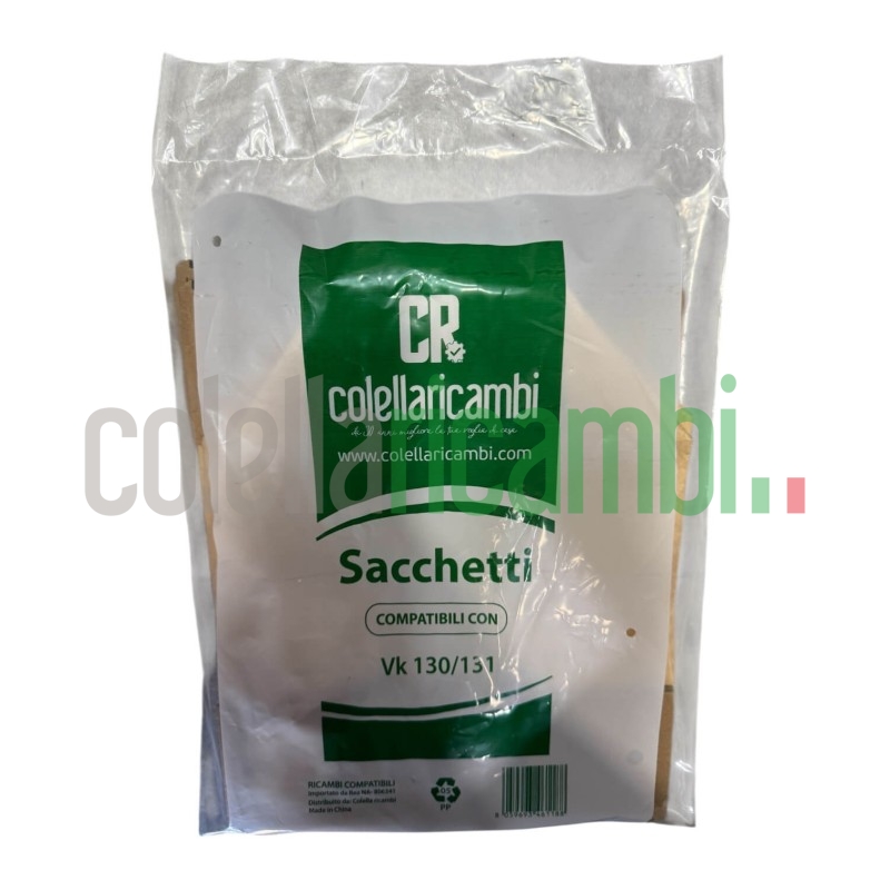 Sacchetti Compatibili per Vorwerk Folletto VK130 VK131 (6 PZ)