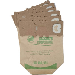 Sacchetti Compatibili per Vorwerk Folletto VK130 VK131 (6 PZ)
