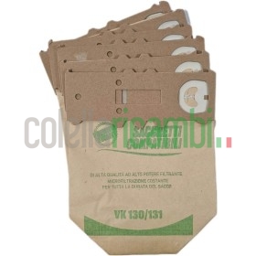 Sacchetti Compatibili per Vorwerk Folletto VK130 VK131 (6 PZ)