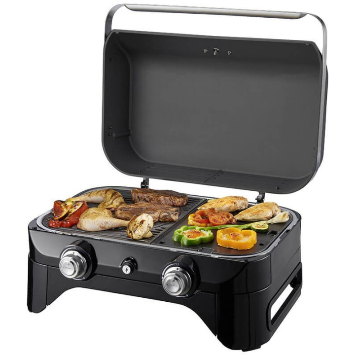 Campingaz Attitude 2100 LX Barbecue a Gas da Tavolo Nero Ghisa 5000W