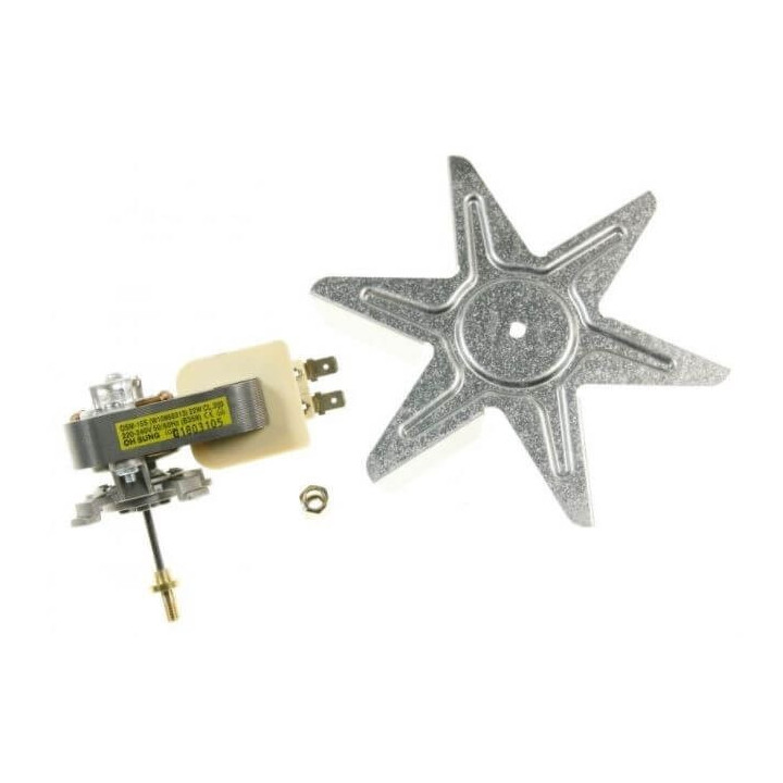 Motoventilatore Completo di dado per Forno Whirlpool 488000858558