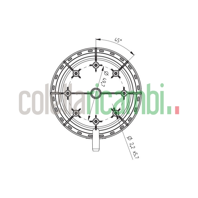 Pressostato differenziale HUBA 20/10 Pascal Stufa a Pellet
