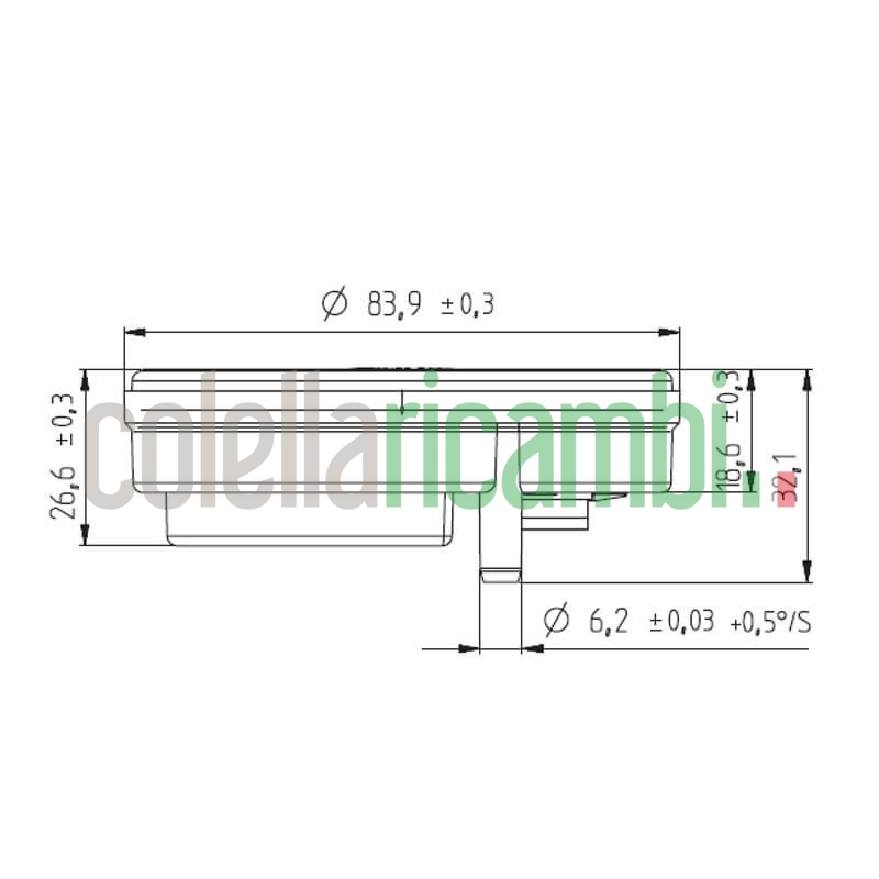 Trasduttore di pressione HUBA TDPUP3-8M stufe a pellet 14707017