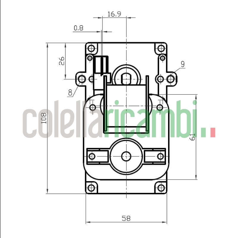 Motoriduttore Kenta K9115062 stufe a pellet 14702050