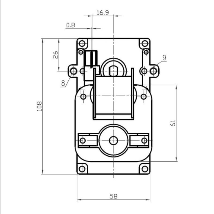 Motoriduttore Kenta K9115062 stufe a pellet 14702050