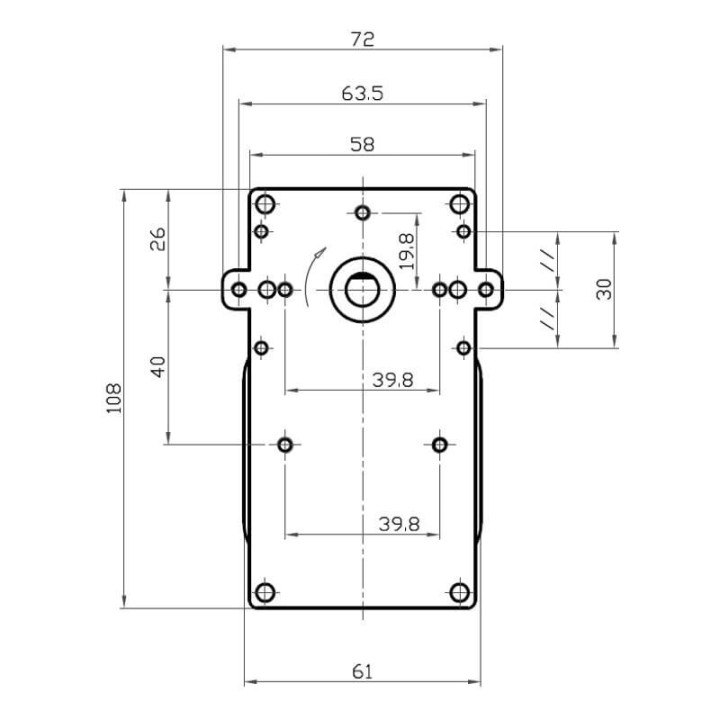 Motoriduttore Kenta K9117156 stufe a pellet 14801004