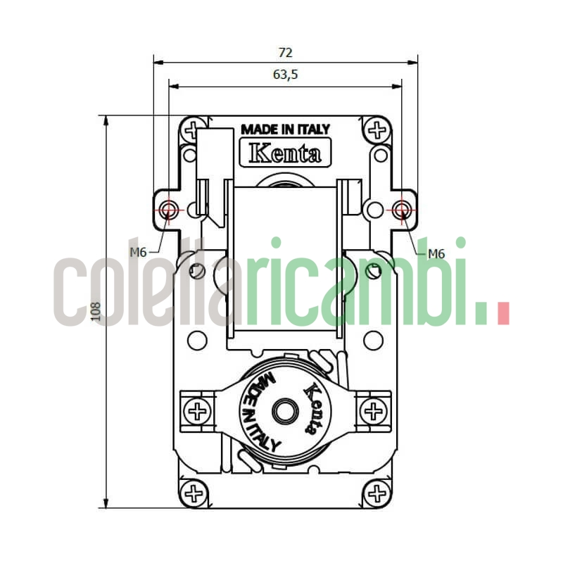 Motoriduttore Kenta K9115006 stufe a pellet 14702069