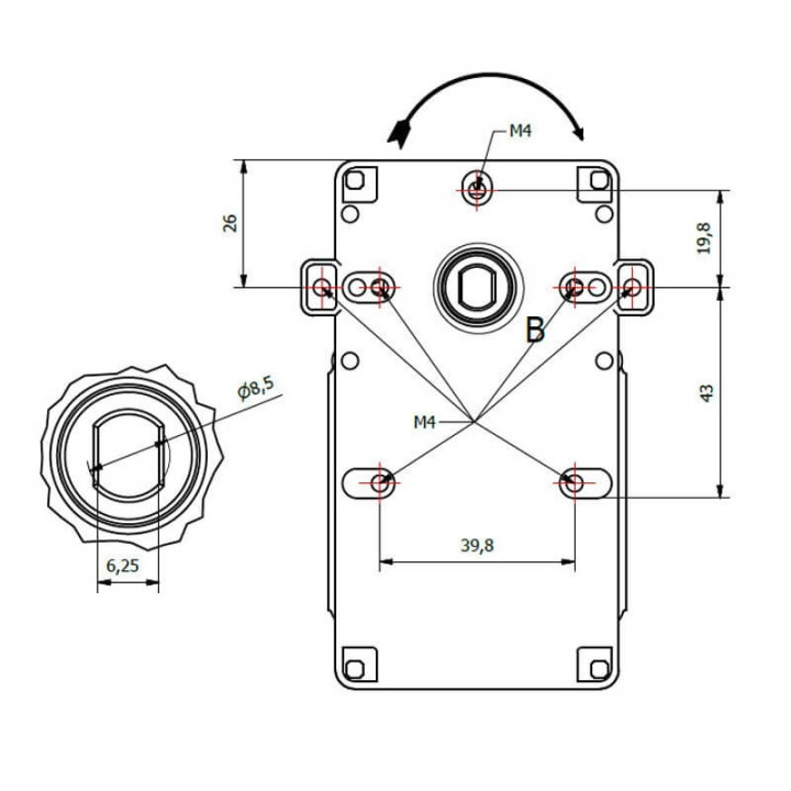 Vendita Motoriduttore Kenta K9115006 stufe a pellet 14702069