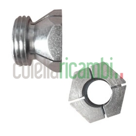 Raccordo filettato 3/8" per resistenze lineari stufe a pellet 14701090