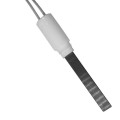 Resistenza accensione per stufe a pellet in cristalli di quarzo nero con raccordo filettato 3/8" GAS 14701089