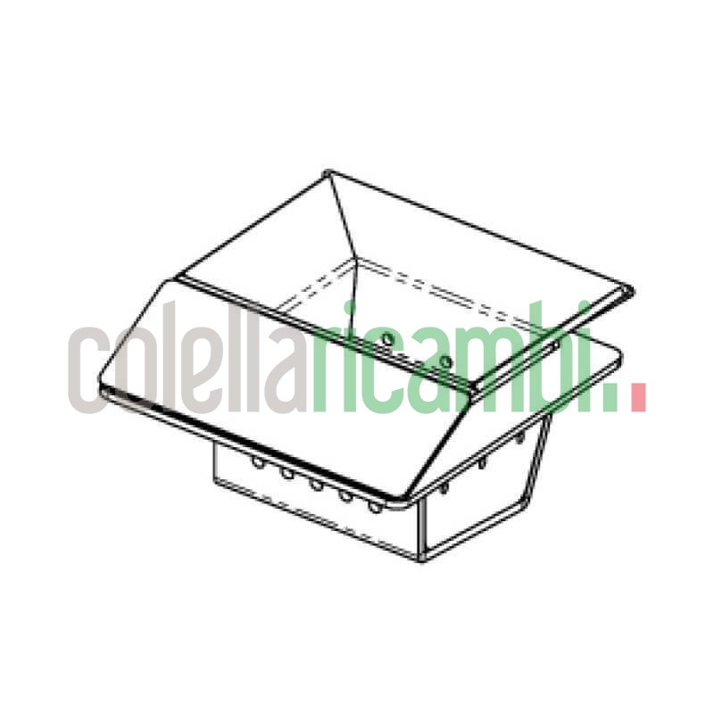 Assieme cestello braciere per stufe a pellet