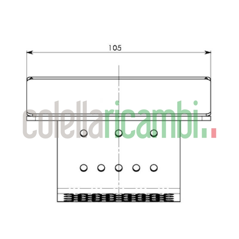 Assieme cestello braciere per stufe a pellet