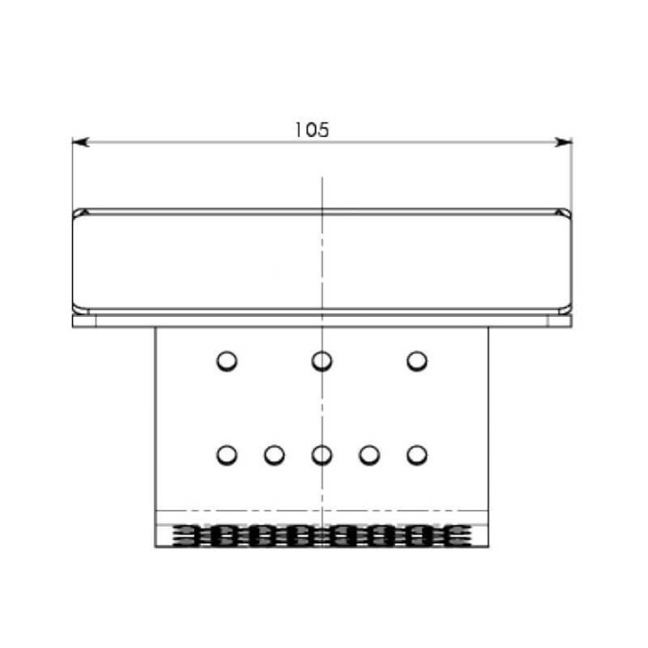 Assieme cestello braciere per stufe a pellet