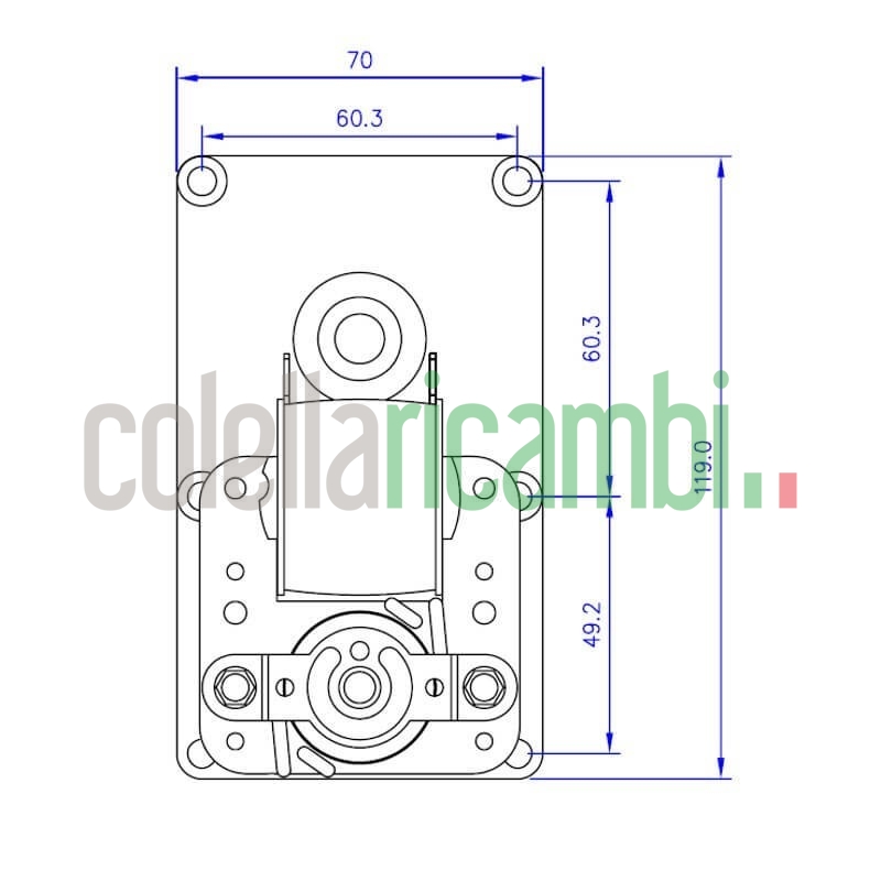 Motoriduttore Mellor FB1171 stufe a pellet 14702002