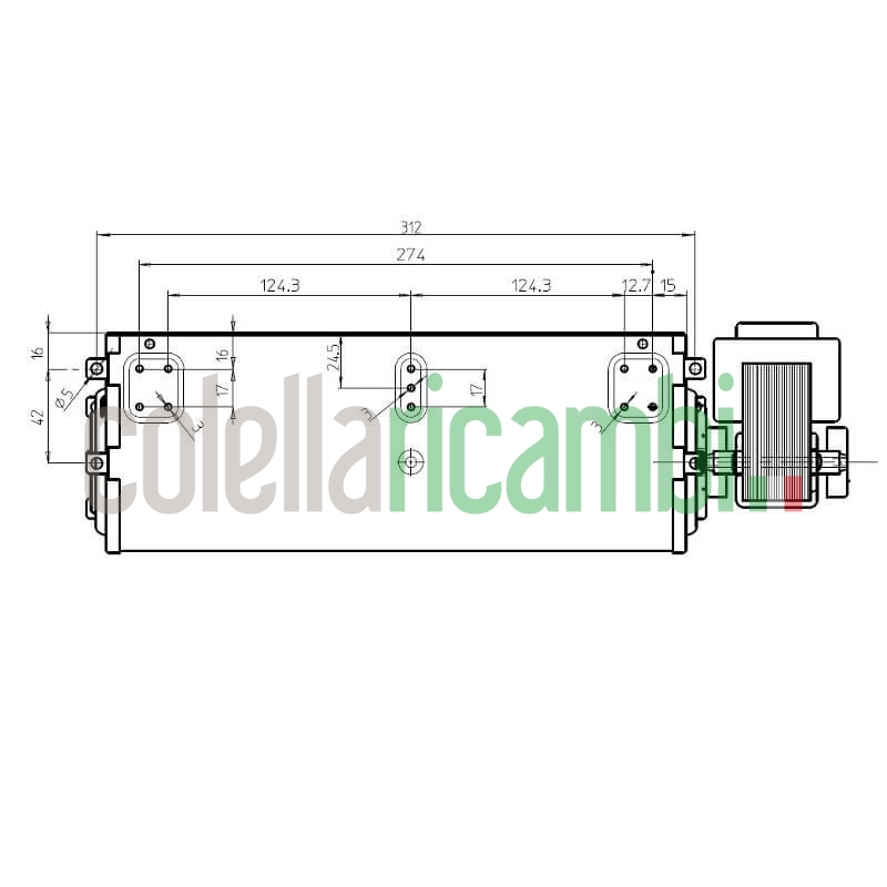 Ventola tangenziale FERGAS 4M5206 stufe a pellet 14706035