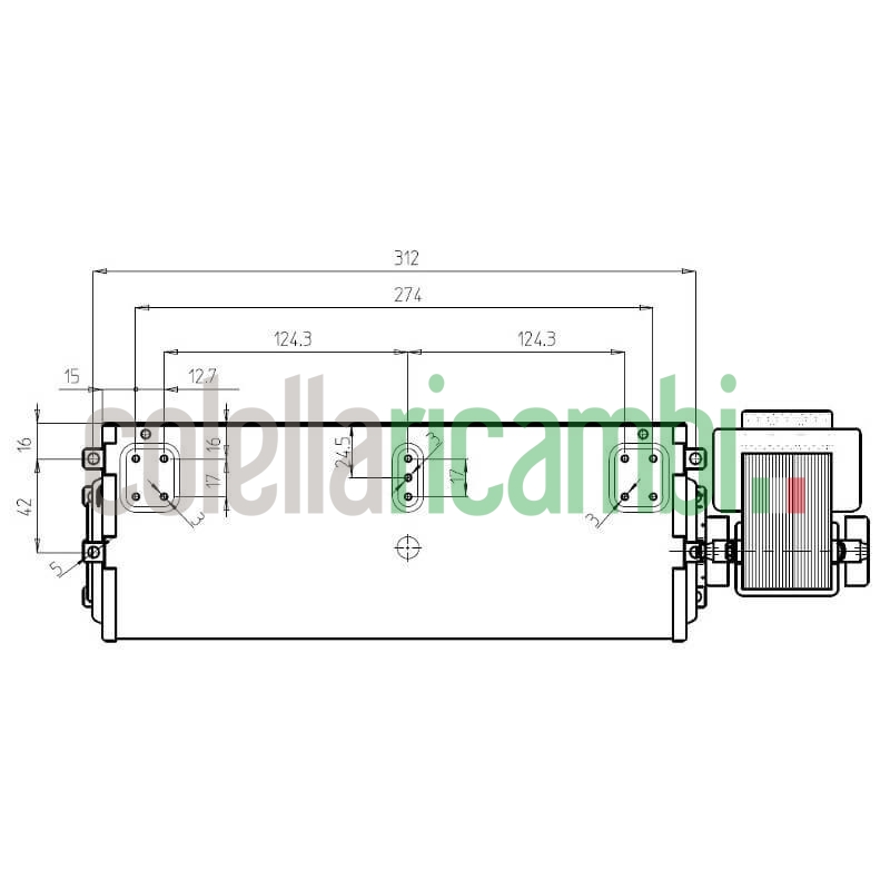 Ventola tangenziale FERGAS 4M7276 stufe a pellet 14706028
