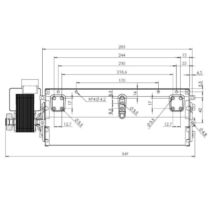 Ventola tangenziale TRIAL THS27B6-019 stufe a pellet 14706096